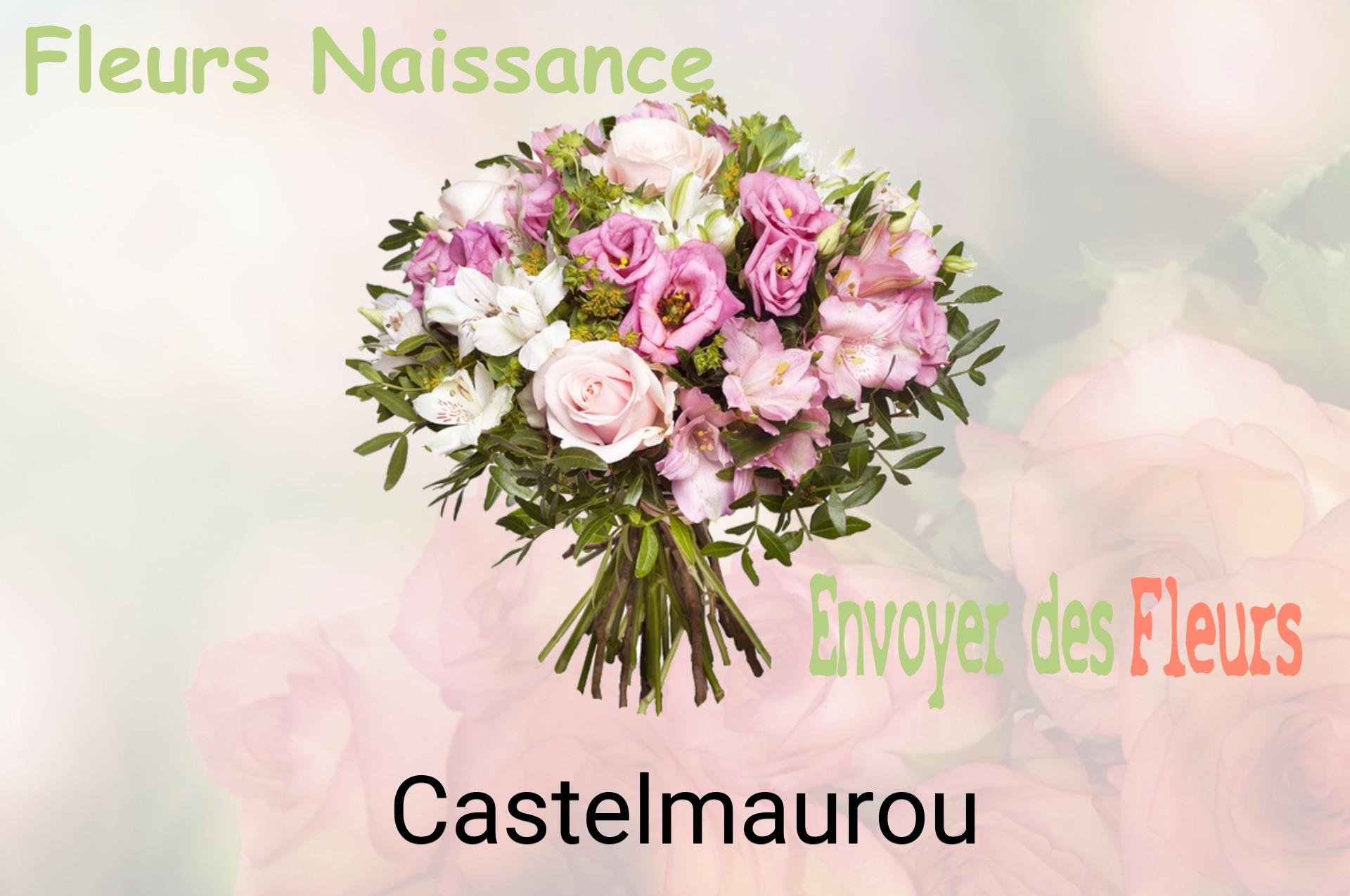 Bouquet de fleurs de naissance livré à Castelmaurou